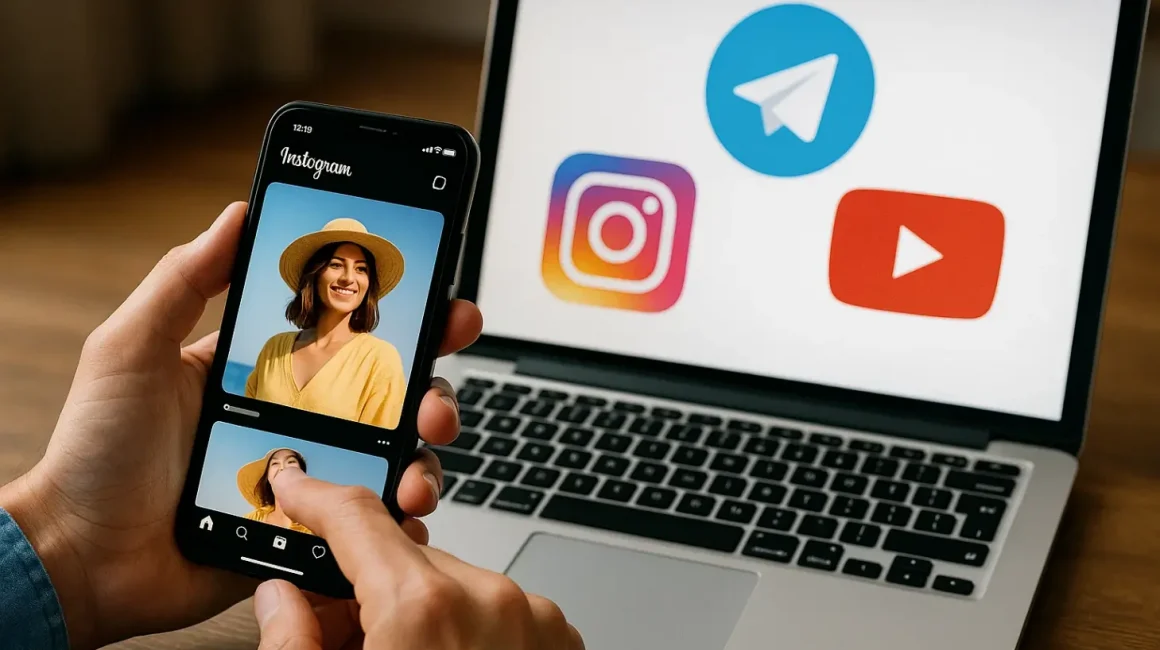 Генерация изображений для Instagram, Telegram и YouTube
