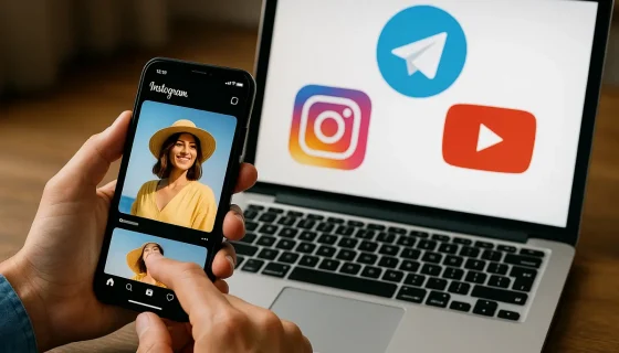 Генерация изображений для Instagram, Telegram и YouTube