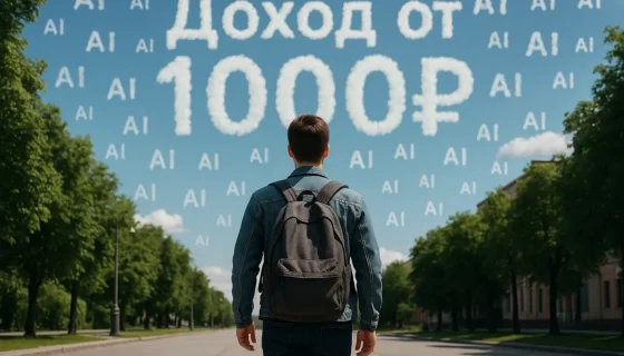 Как выйти на доход до 1000₽ в день, используя ИИ-инструменты без вложений в 2025 году